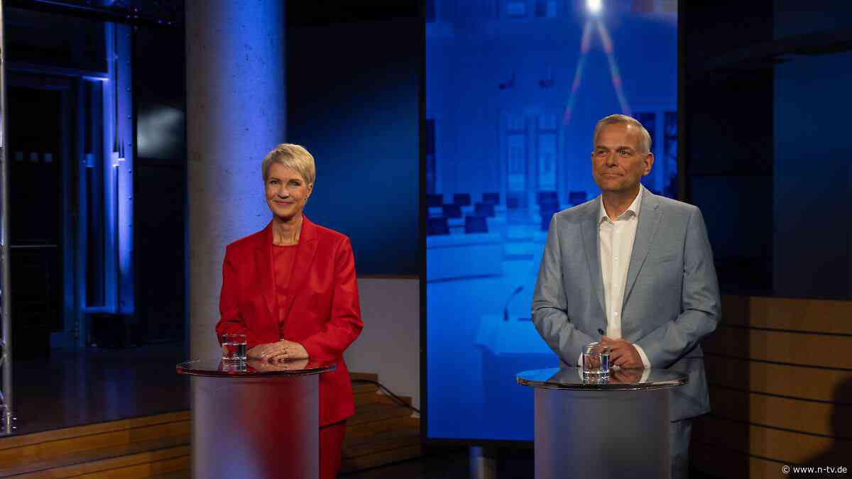 Finales Duell: Schwesig vs. Holm : Im Norden stellt nicht die AfD den Medienprofi