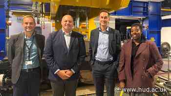 Rail safety chief visits Huddersfield to see research shaping safer railways
