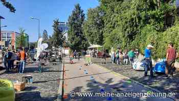 Parkplatz an der Kammergasse wird zur Party-Location: Freising feiert Park(ing) Day