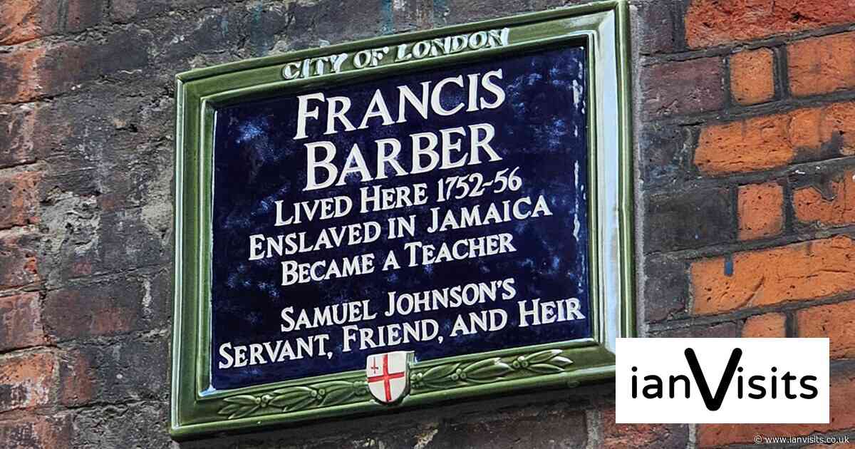 Francis Barber – Britain’s first known Black schoolteacher honoured with London plaque