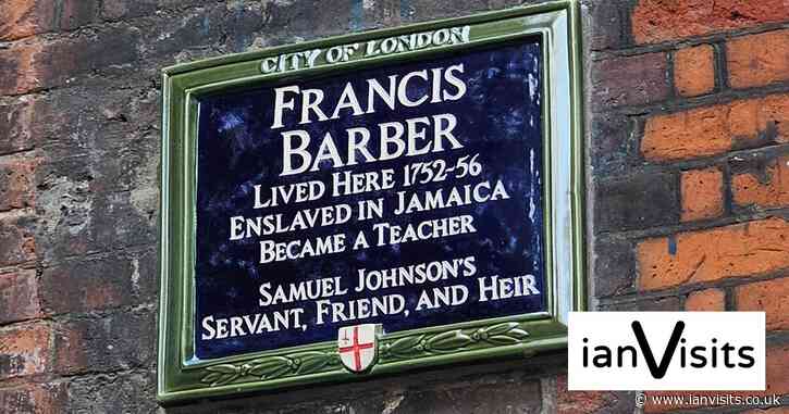 Francis Barber – Britain’s first known Black schoolteacher honoured with London plaque