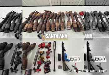 Armed catalytic‑converter theft suspect arrested by the SAPD after high‑speed pursuit ends in L.A.