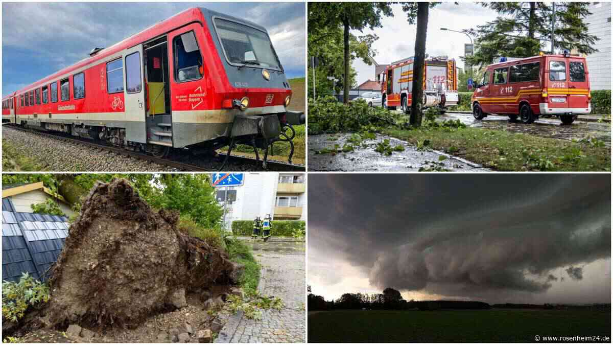 Umgestürzte Bäume, zwei gefährliche Zugunfälle – und sogar eine Superzelle in der Region?