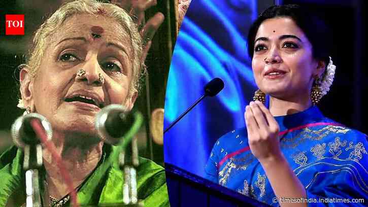 Rashmika Mandanna gets emotional while speaking about playing MS Subbulakshmi