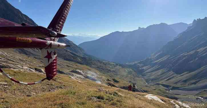 Two British people among three dead after plane crash in Swiss Alps