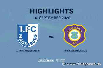 1. FC Magdeburg II – FC Erzgebirge Aue: Die Highlights des Spiels im Video