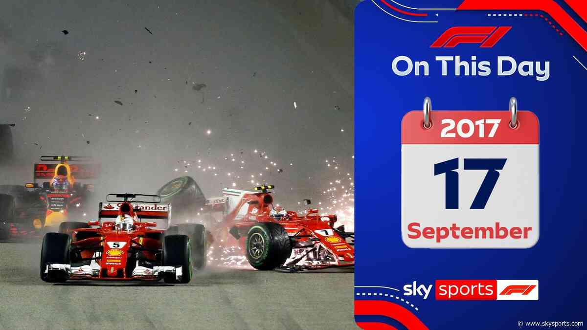 Most dramatic first corner crash ever? Relive EPIC 2017 Singapore GP start!