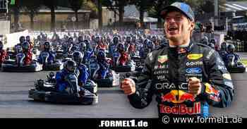 Max Verstappen startet als Letzter gegen 100 Karts - und braucht nur 37 Minuten