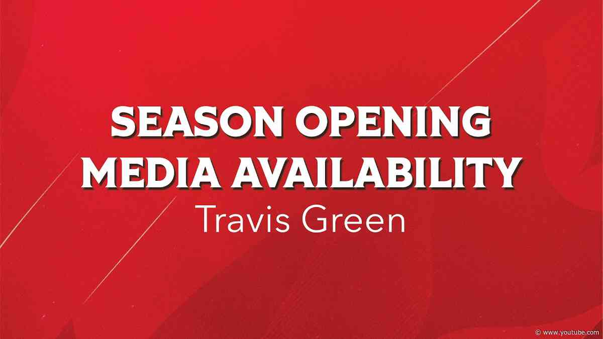 Travis Green season-opening availability