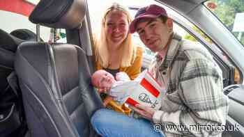 Mum says son will be called Colonel for life after she gave birth at KFC
