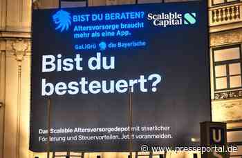"Bist du beraten?"- die Bayerische kontert Neobroker mit Guerilla-Aktion