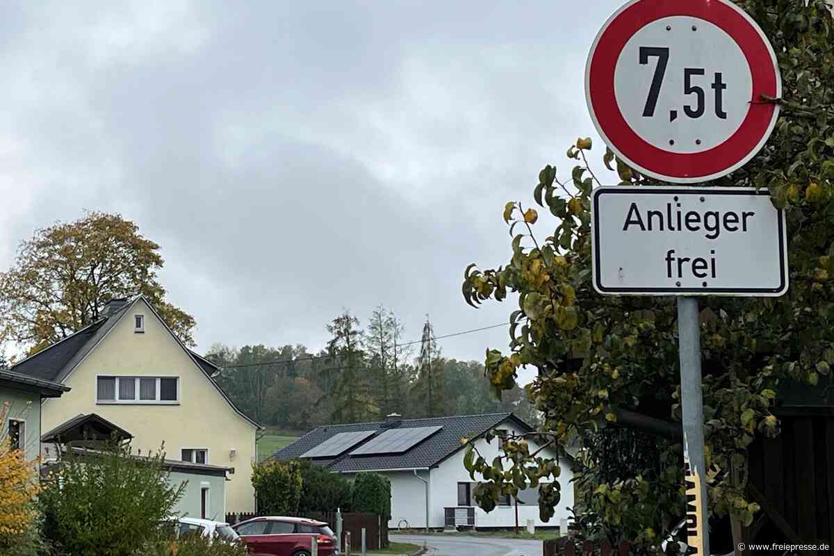Straße im Vogtland ab Montag vier Wochen gesperrt