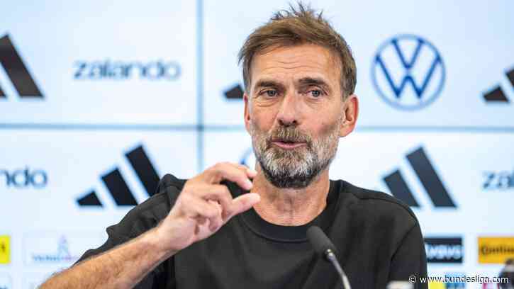 Jürgen Klopp names two squads with several debutants for Germany's UEFA Nations League fixtures