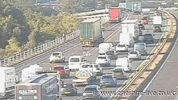 Live M56 updates after two crashes cause rush-hour delays