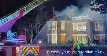 Massive emergency response as fire tears through Croydon property