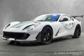 Yep, deze Mansory 812 is een echte politieauto