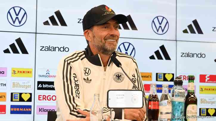 Jürgen Klopp names two squads with 16 uncapped players for Germany's UEFA Nations League fixtures