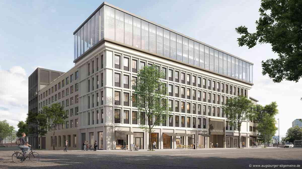 Das alte Postgebäude am Hauptbahnhof wird zu einem Moxy-Hotel umgebaut