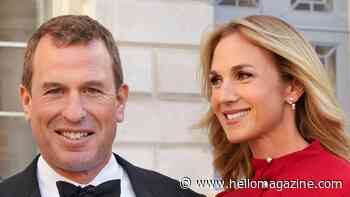 Beaming Harriet Phillips is radiant in figure-flattering dress for appearance with new husband Peter Phillips