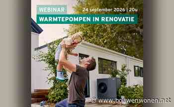 Ontdek de kracht van warmtepompen voor renovatie tijdens de gratis Webinar op 24 september