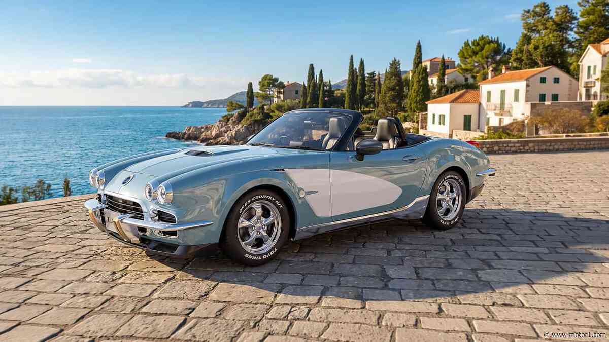 This 1950s Corvette Is Actually A Brand-New Mazda Miata Underneath