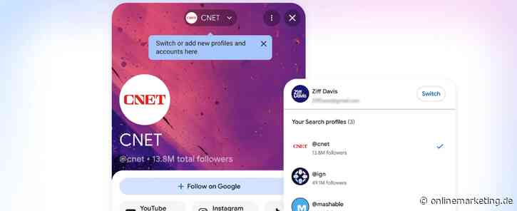 3 Neuheiten für Search Profiles auf Google: Zugriff jetzt schon mit 10.000 Followern