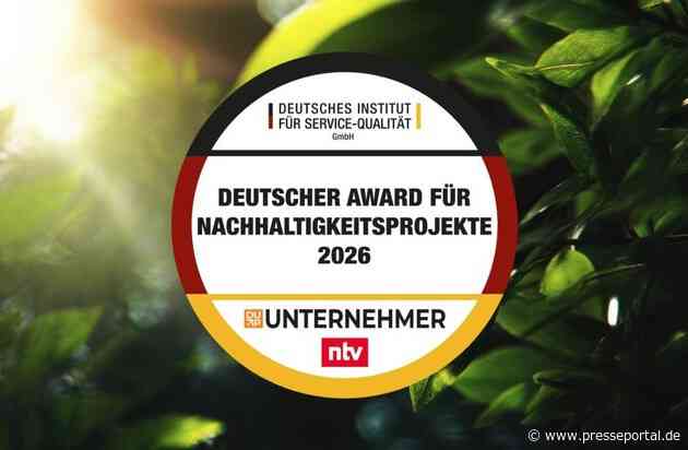 Deutscher Award für Nachhaltigkeitsprojekte 2026 / Vorbildhafte Projekte, die eine lebenswerte Zukunft anstreben: 46 Nachhaltigkeitsprojekte prämiert