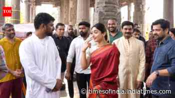 Rashmika meets MS Subbulakshmi’s family ahead of biopic