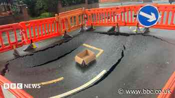 Road closed by third sinkhole in 10 years