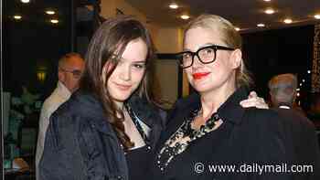 Alice Evans enjoys a night out with her daughter Ella, 17, at Twiggy at premiere as she makes a rare public appearance after her bitter divorce from Ioan Gruffudd was finalised