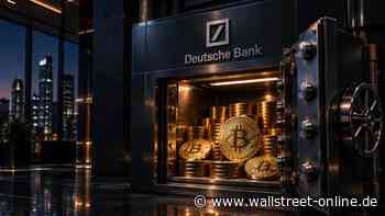 Bitcoin auf der Bank: Deutsche Bank öffnet Krypto-Tresor: Neuer Verwahrservice kommt