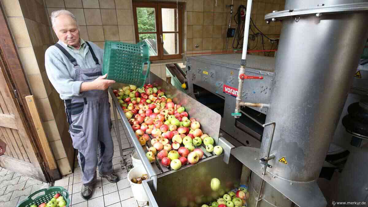 Die Saftmacher von Benediktbeuern: Bis zu 500 Kilo Obst pro Termin möglich