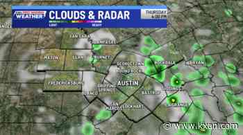 Spotty rain shaves a couple degrees off temps