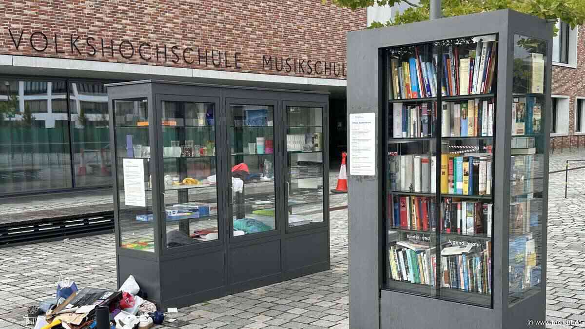 Sperrmüll statt Spende: Unbekannte missbrauchen Unterföhringer Tauschschrank
