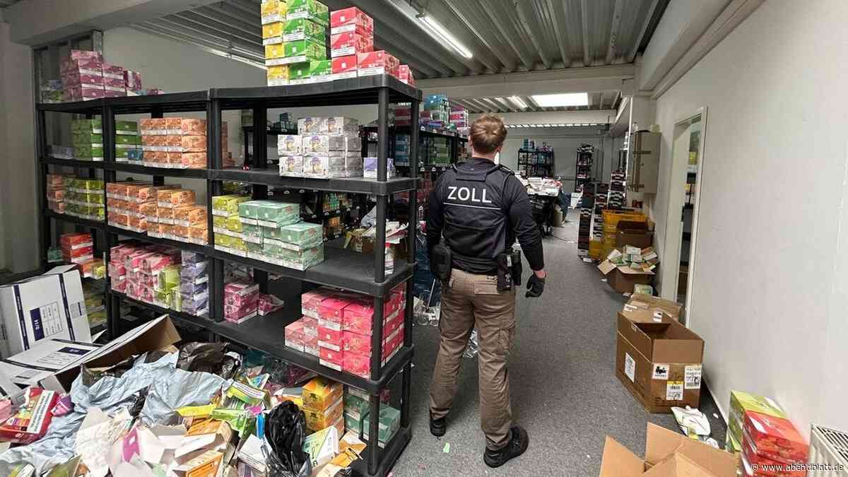 1,2 Millionen Euro Schaden: Fahnder entdecken 150.000 illegale Vapes