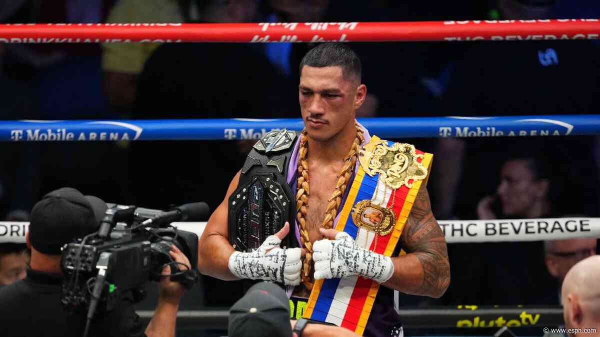 Men's boxing pound-for-pound rankings: Where does Opetaia land after another KO win?