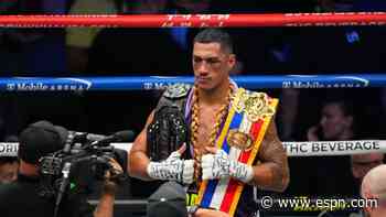 Men's boxing pound-for-pound rankings: Where does Opetaia land after another KO win?