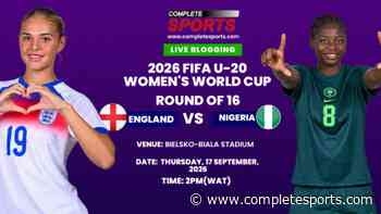 England Vs Nigeria Live Blogging: 2026 U-20 WWC Round Of 16