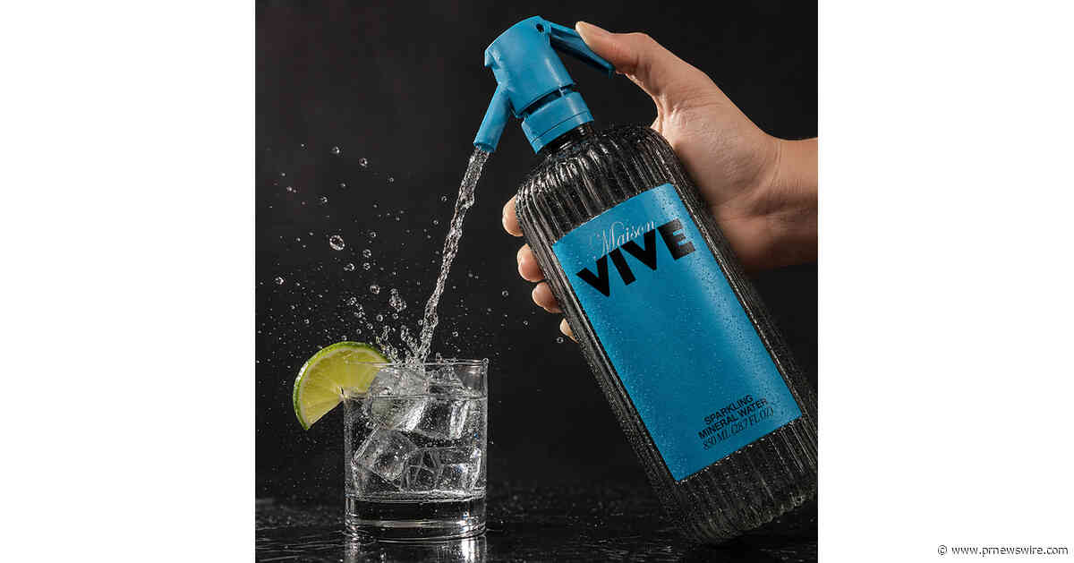 Maison VIVE Debuts the US' First Single-Use Sparkling Water Siphon