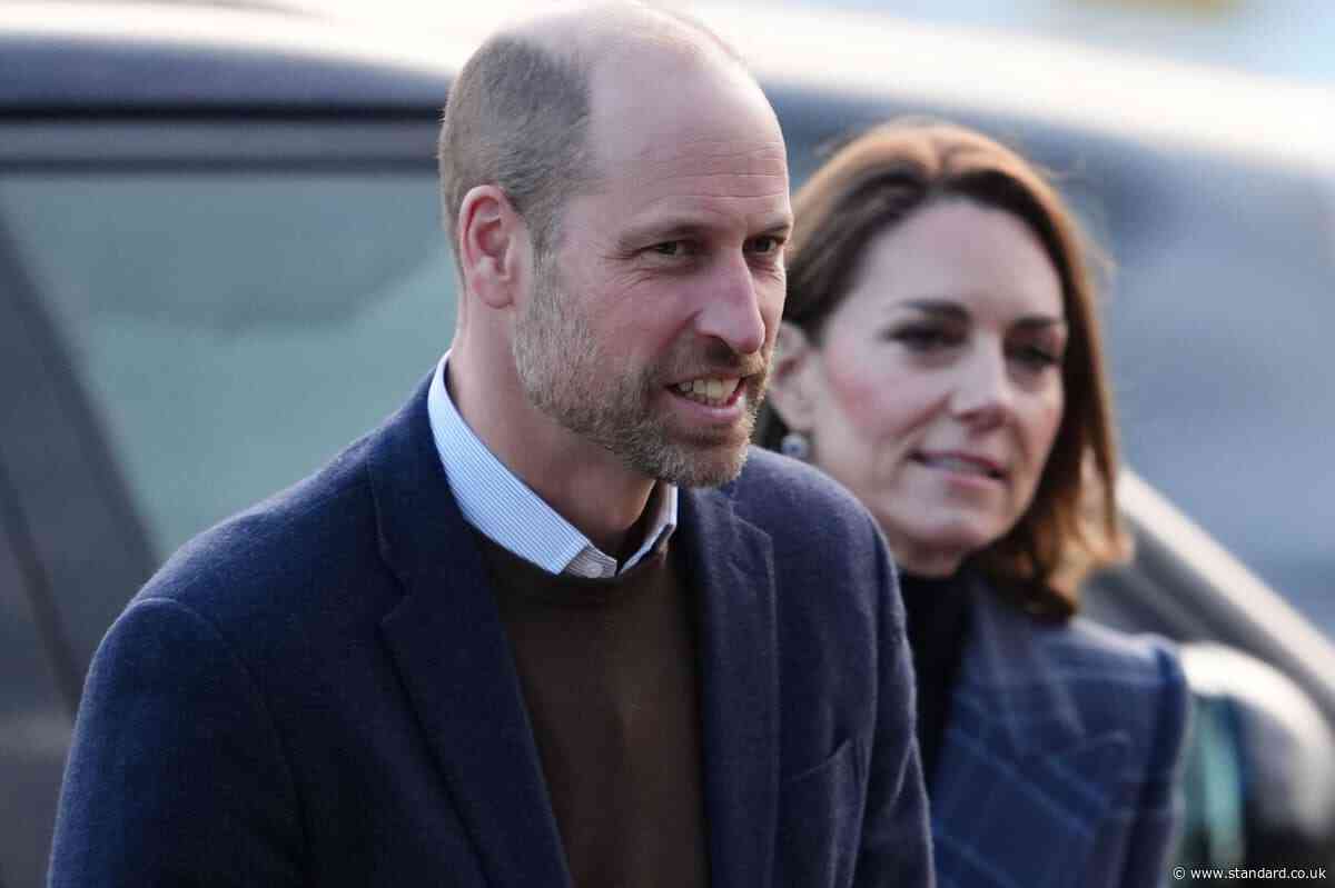 William and Kate all smiles as they arrive on Bute