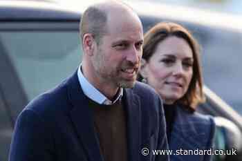 William and Kate all smiles as they arrive on Bute