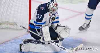 Jets GM to speak after Winnipeg suspends goaltender Hellebuyck