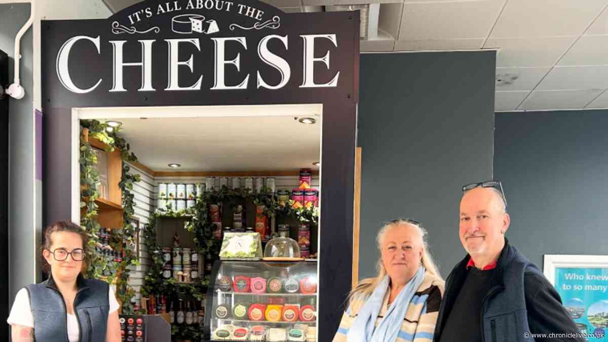 Northumberland bus station gets its own cheese shop and locals are loving it!