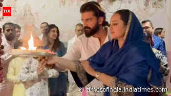 Sonakshi-Zaheer share Ganpati aarti video, switch off comments