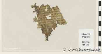 1,700-year-old fragment of "Odyssey" discovered inside library book