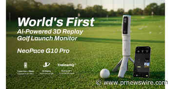 NeoPace G10 Pro: AI-Powered 3D Replay Golf Launch Monitor, Now Crowdfunding on Kickstarter