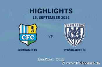 Chemnitzer FC – SV Babelsberg: Die Highlights des Spiels im Video