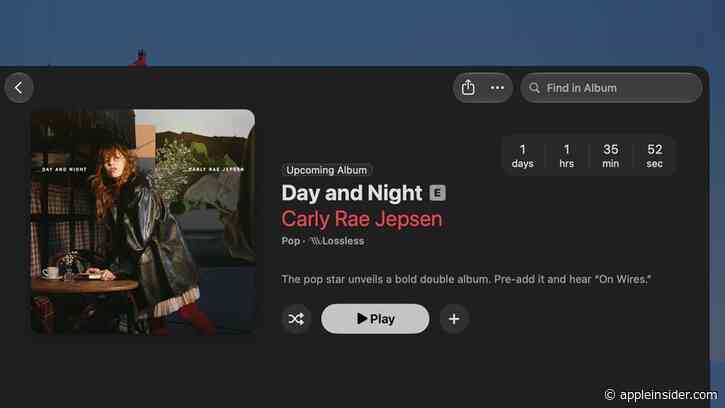 Apple Music testing out countdown clocks for upcoming albums