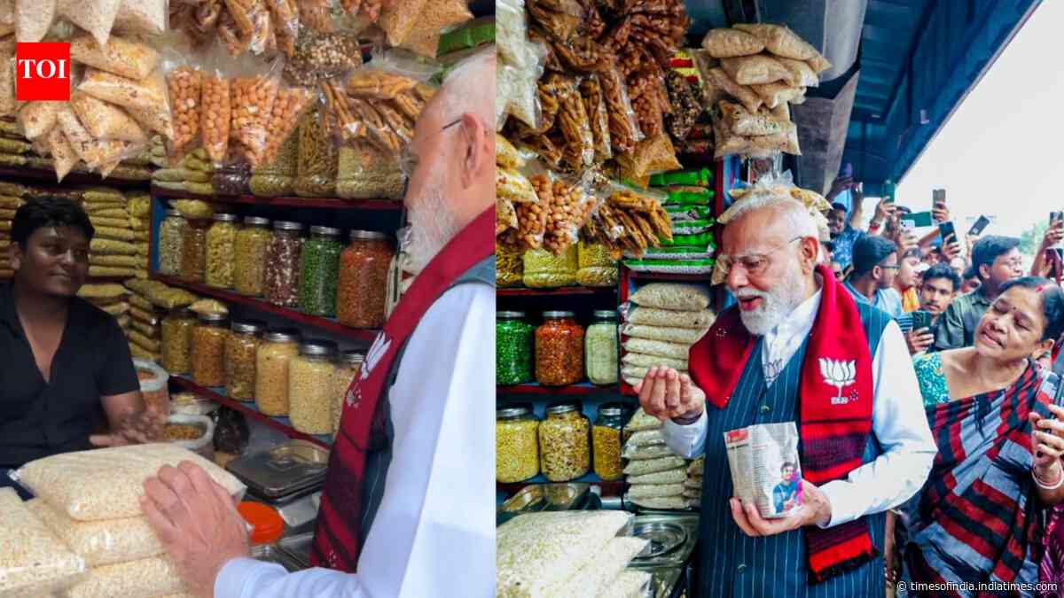 Modi’s Jhargram jhalmuri moment goes full circle as stall owner celebrates PM’s birthday