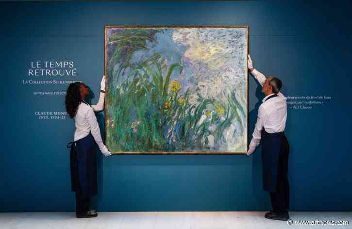Monet ‘Iris’ Painting—Last of its Kind in Private Hands—Could Break French Record at Sotheby’s Paris